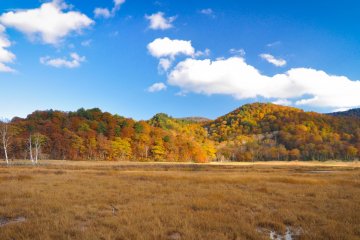 The colorful mountains