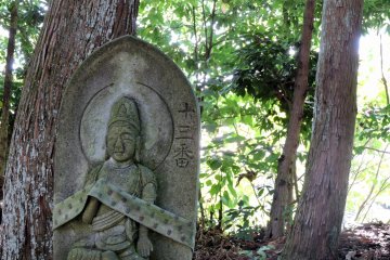 <p>Statue Number thirteen has a little bit of a comical face</p>