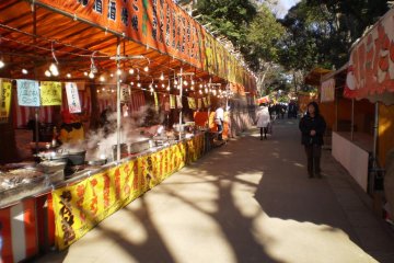 New Year's Food Stands