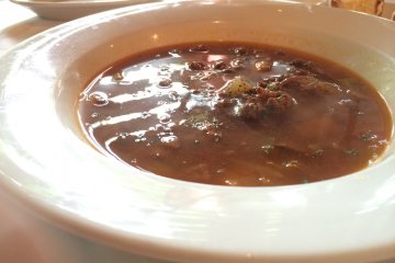 <p>Soup of the Day was included in the Lunch Set Entree</p>