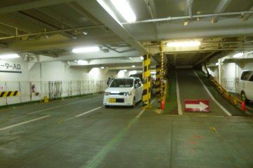 <p>One of the car storage areas.</p>