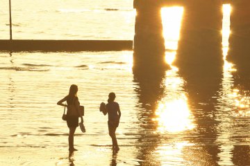 <p>I saw many foreign tourists here; they must have come all the way to see Miyajima, a World Heritage Site</p>