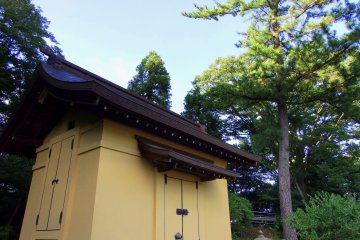 <p>The treasure house, which is made of concrete and saved many important treasures during the bombings of WWII</p>