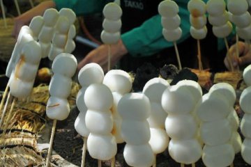 Dango at one of several rest/food areas.