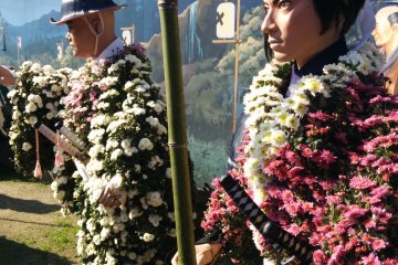 <p>Some of the famous flower dolls dressed to impress</p>