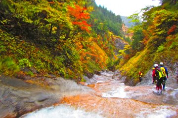 Canyoning on the Namekawa