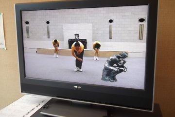 <p>Aerodinbics? An exercise regime based on the poses of Rodin's sculptures.</p>
