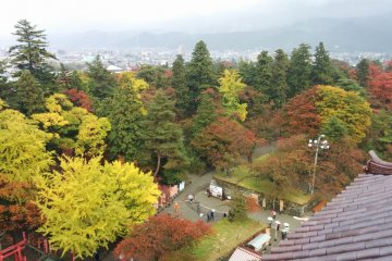Tsuruga Castle in Autumn