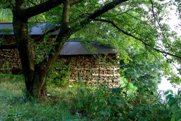 <p>Somebody has been preparing for a cold winter!</p>