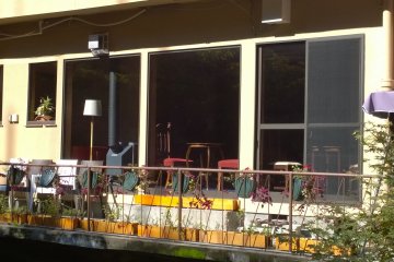 <p>The lobby from the outside</p>