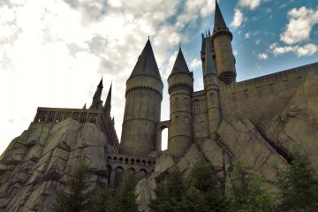 <p>Just looking at Hogwarts was amazing to me</p>