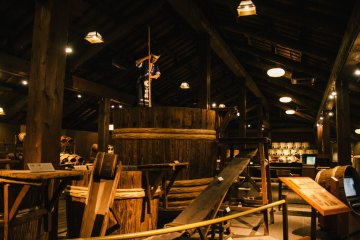 <p>An audio of the chants workers used to sing is played in the museum</p>