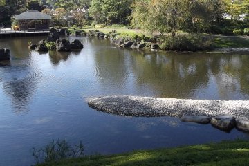 <p>A view down from the little Fuji</p>