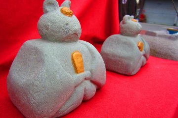 Makabe, known as the 'stone city', even has stone hina dolls