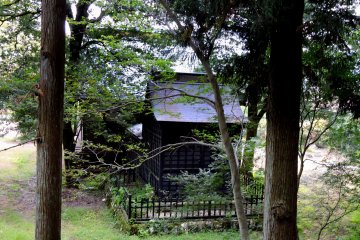 <p>Peeping at the beautiful main prayer hall through trees. It looked so beautiful when I saw it, but sadly I couldn't capture its beauty with my camera</p>