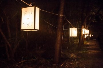 <p>ทางเดินไปคอนเสิร์ตเฉลิมฉลองใน Ogi</p>