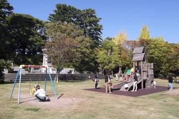 And there are lawns and places for kids to play