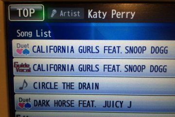 <p>Katy Perry fan? Search by Artist to view all of the songs available.</p>