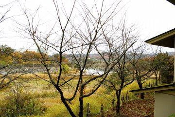 <p>Lake Takubo Numa as seen from the hotel room window</p>