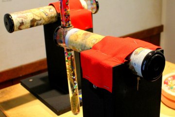 <p>One of the handmade kaleidoscopes</p>