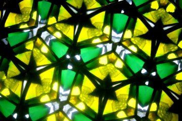 <p>One of the interesting formations I saw inside a cylindrical kaleidoscope</p>