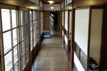 <p>Great views from the soba restaurant onto the landscaped gardens</p>
