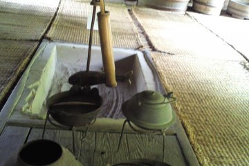 Inside of farmhouse