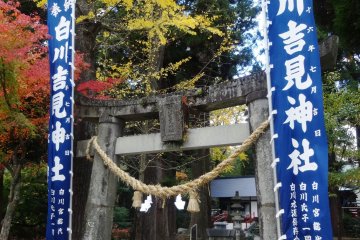 Shirakawa Springs in Autumn