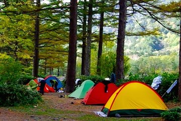 Camping Site near Kappa-bashi