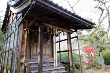 <p>Small prayer hall of Konpira Shrine</p>