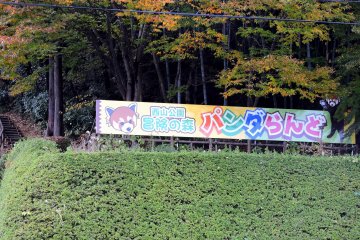 <p>Panda Land terletak di dalam 'Hutan Petualangan' di Taman Nishiyama</p>
