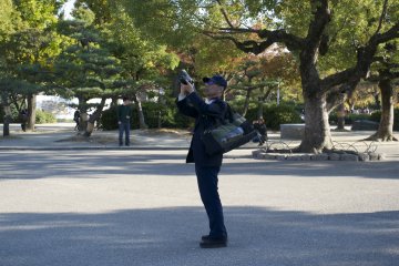 <p>He was shooting at what was meant to be shot - the castle</p>