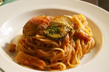<p>Delicious Pasta Arrabiata!&nbsp;</p>