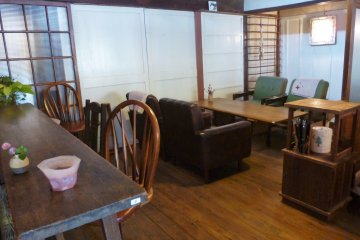 The cafe is very inviting and great care has been taken in choosing the decorations/furniture.
