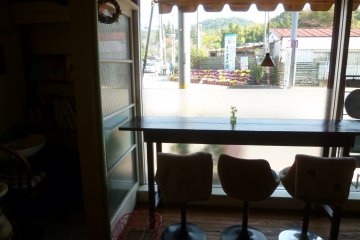 The best seats in the house - enjoy your lunch and watch the world go by.