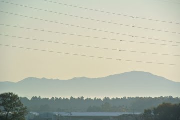 <p>Morning view on my way driving along Route 121</p>