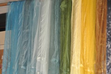 <p>Various shades due to the mordant dye additives - It's like magic...</p>