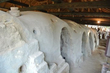 <p>A climbing kiln - There are some other kilns, too</p>