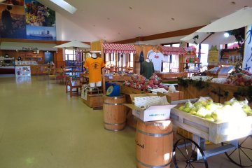 Inside Dole Land's main building