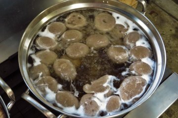 The Konnyaku we made