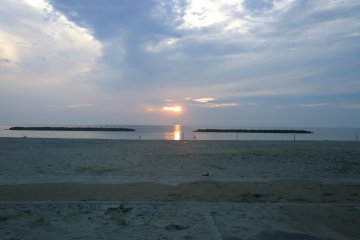 <p>All the way to the Japan sea the next day.</p>