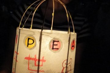 handmade lantern for peace