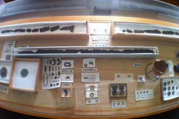 Artifacts in the archaeological section