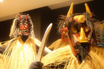<p>The Namahage weld knives known as deba knives or deba boochoo.</p>