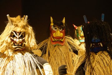 <p>The Namahage are demon like ogres, or Oni, that were brought to Japan by the Chinese Emperor Wu of Han.</p>