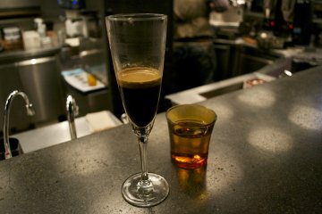 <p>Single espresso shot, for those who love a bitter taste</p>