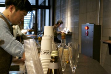 <p>One of the barista</p>