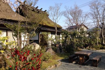 <p>Some of the individual guest houses (cabins)</p>