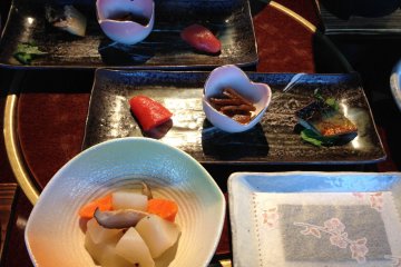 <p>Typical Japanese countryside style breakfast - very yummy!</p>