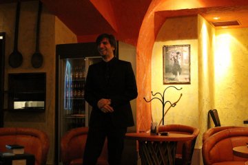 <p>Restaurant Manager and mezcal expert, Ferri</p>